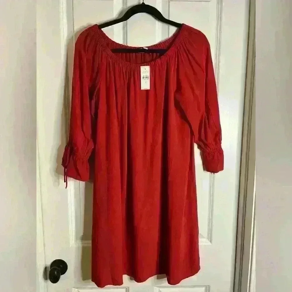 Loft red dress - Picture 1 of 6